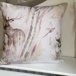 Voyage Maison Deer Cushion, Woodland Stag, Handmade 14 - thumbnail 2