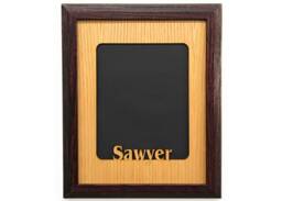 Name Picture Frame With Black Frame - 11x14 Holds 8x10 Photo School Photo Frame, Kids Frame, Back To School