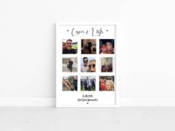 Personalised Picture Collage Couples/Best Memories Gifts For Him Her Boyfriend Girlfriend Keepsake Memorable - thumbnail 1