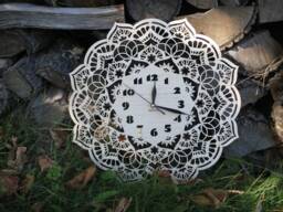 Big Mandala Wooden Wall Clock 15 - thumbnail 1