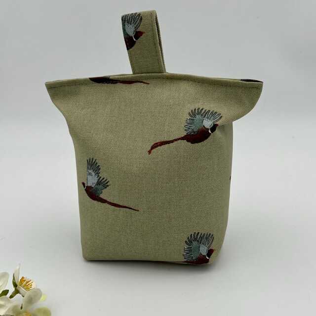 Pheasant Door Stop, Sophie Allport, Green Decor, Filled - image 1