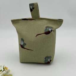 Pheasant Door Stop, Sophie Allport, Green Decor, Filled - thumbnail 1