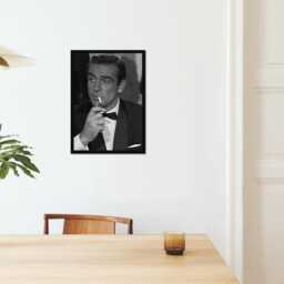Vintage Sean Connery Print, Hollywood Film Actor Poster, Fine Art Photography Wall Art, Museum Quality, Movie Black & White Print - thumbnail 2