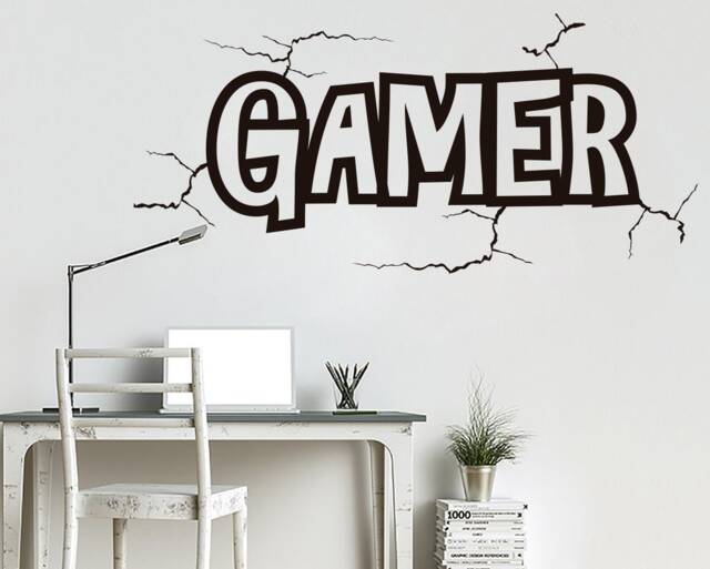 Gamer Wall Decal Video Game Room Decor - image 1