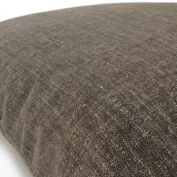 Light Brown-Taupe Decorative Throw Pillow Cover, Cushion Covers, Pillowcase, Accent Pillows, Toss Pillow, Couch Decor, Denim Textured Cotton - thumbnail 4