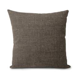 Light Brown-Taupe Decorative Throw Pillow Cover, Cushion Covers, Pillowcase, Accent Pillows, Toss Pillow, Couch Decor, Denim Textured Cotton - thumbnail 1
