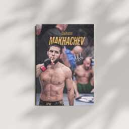 Islam Makhachev Ufc Champion Poster Mma Wall Decor - thumbnail 2
