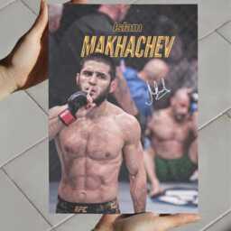 Islam Makhachev Ufc Champion Poster Mma Wall Decor - thumbnail 3