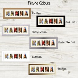 Nanna Photo Frame Custom Word Name Display, UK Made Gift - thumbnail 3