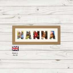 Nanna Photo Frame Custom Word Name Display, UK Made Gift - thumbnail 1