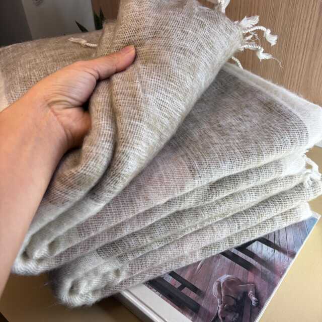 Hand-Loomed Yak Wool Blend Blanket Nepal Travel Throw Sofa Bed Throw Home Accessories Ideal Gift B6 - image 1