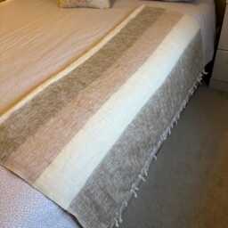 Hand-Loomed Yak Wool Blend Blanket Nepal Travel Throw Sofa Bed Throw Home Accessories Ideal Gift B6 - thumbnail 2