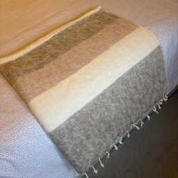 Hand-Loomed Yak Wool Blend Blanket Nepal Travel Throw Sofa Bed Throw Home Accessories Ideal Gift B6 - thumbnail 3