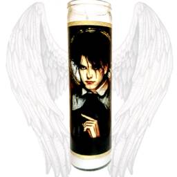 Saint Robert Of The Love Cats, Prayer Candle, Cure, Goth Gift - thumbnail 2