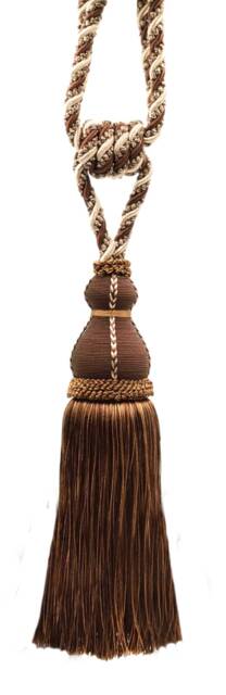 "D??copro Tassel Tieback, Length 12"" - 30.5cm, Spread 30" - image 1