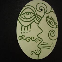 Querie - Picasso Style Wall Art Ceramic Decor - thumbnail 3