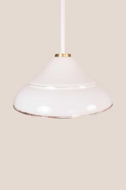 Doroteja Vintage Pendant Light Mcm Hanging Handcrafted Glass Lamp Retro Ceiling Fixture Yugoslavia Gold Brass - image 1
