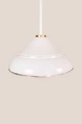 Doroteja Vintage Pendant Light Mcm Hanging Handcrafted Glass Lamp Retro Ceiling Fixture Yugoslavia Gold Brass - thumbnail 1