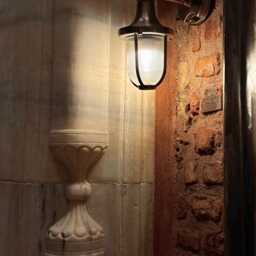 Megalo Handmade Brass Nautical Wall Sconce - Ip64 Rated Outdoor Light For Coastal Spaces, Bathrooms & Moisture Exposed Areas - thumbnail 2