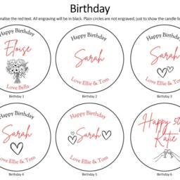Personalised Vegan Soy Wax Candle - Watermelon Pomegranate Scented - thumbnail 2
