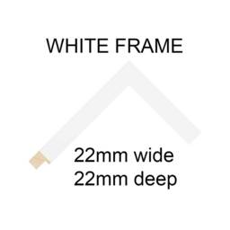 Multi Photo Picture Frames - Holds 3 10x8 Photos in A 22mm White Wood Frame - thumbnail 3
