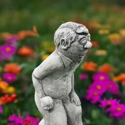 Concrete Cricket Player Statue Man Playing Figurine Stone Outdoor Sport Sculpture Garden Yard Ornament Gift For Lover - thumbnail 2