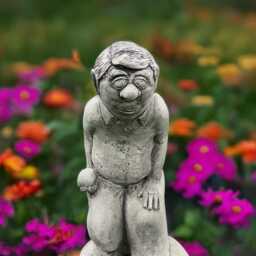 Concrete Cricket Player Statue Man Playing Figurine Stone Outdoor Sport Sculpture Garden Yard Ornament Gift For Lover - thumbnail 4