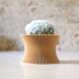 "Wood Minimalist Planter ""Svelte" - thumbnail 3