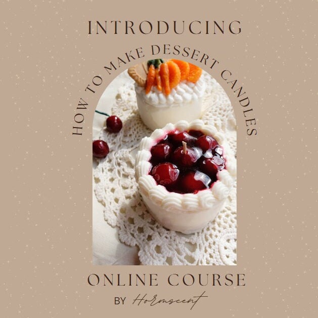 Cake Candle Video Lesson, Ebook Dessert Candle, Digital Download - image 1
