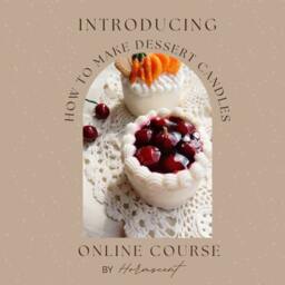 Cake Candle Video Lesson, Ebook Dessert Candle, Digital Download - thumbnail 1