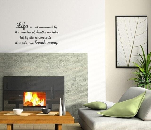 Life Breaths Quote Decal - Vinyl Wall Sticker - image 1