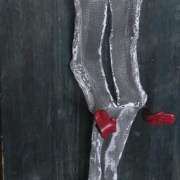David Bowie. Polymer Clay & Wire Mesh Sculpture. Ooak - thumbnail 2