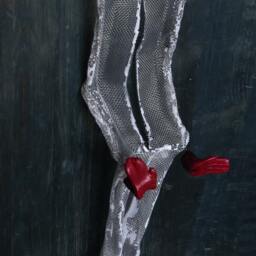 David Bowie. Polymer Clay & Wire Mesh Sculpture. Ooak - thumbnail 4