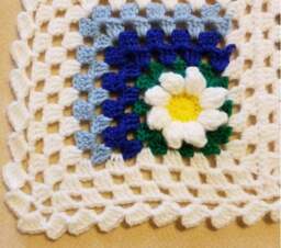 Custom Order Coming Home Gift. Crochet Baby Flower Blanket For Stroller, Bassinet Or Crib With 3D Flower. Perfect For Shower - thumbnail 3