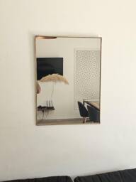 Moroccan Rectangular Handmade Brass Wall Mirror