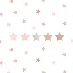 Boho Watercolor Star Wall Decals Neutral Pink Nursery Decor - thumbnail 2
