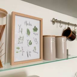 Herbs Print Wall Art For The Kitchen Herb Poster Kitchen Print Watercolour Herb Set Sign Oregano Rosemary Sage Parsley - thumbnail 3