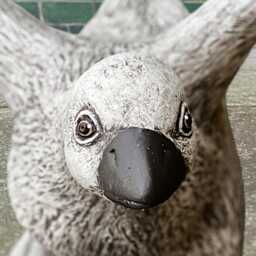 Concrete Goose Sculpture Outdoor Duck Statue Stone Bird Decoration Handmade Ornament Duck Lover Gift Yard Art - thumbnail 3