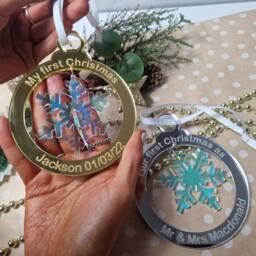 Personalised Christmas Tree Bauble - thumbnail 2