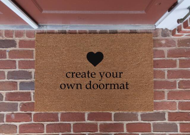 Welcome Doormat - Custom Phrase Or Symbols - image 1