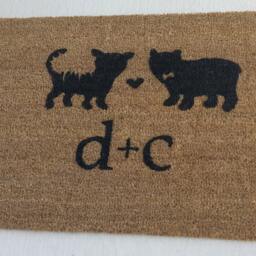 Welcome Doormat - Custom Phrase Or Symbols - thumbnail 2