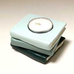 Handmade Candle Holder in The Style Of Stacked Books/Shades Green Gift For A Book Lover For Mum, Gran, Friend, Sister Etc - thumbnail 3