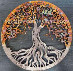 Copper Tree Of Life Metal Wall Art - 7Th Anniversary