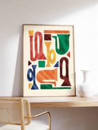 Jazz Music Print, Poster, Decor, Gift, Wall Art, Illustration Pop Art Gift For Musician, A1/A2/A3/A4 - thumbnail 1