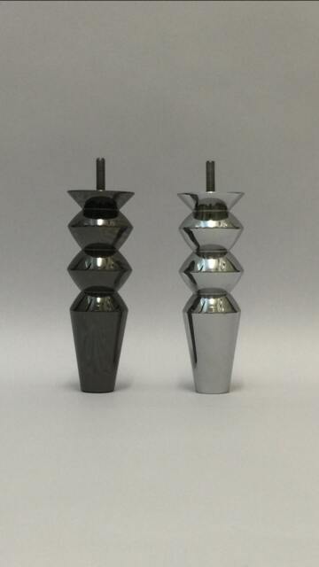 "Sofa Leg Replacement, Aluminum, 5"", 5 7/8"", 7 /8" - image 1