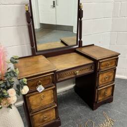Beautiful Painted Old Charm Dressing Table - thumbnail 2