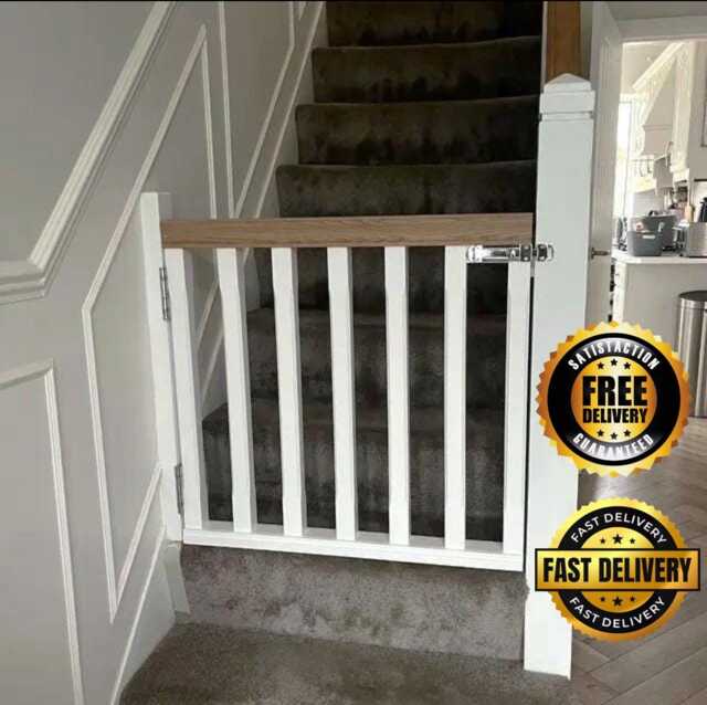 Oak Top Stair Gate - image 1
