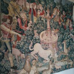 "Unicorn Tapestry Medieval ""Hunt Of The Unicorn" - thumbnail 2