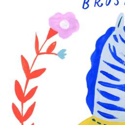 Art Print, Wall Art, Creatures Of Healthy Habits Zebra Brushing Teeth By Sarah Walsh - thumbnail 3