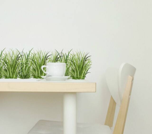 Wall Decals Grass, Home D??cor, Kitchen Grass Decal Border, Decor, For Tiles Walls Furniture - image 1